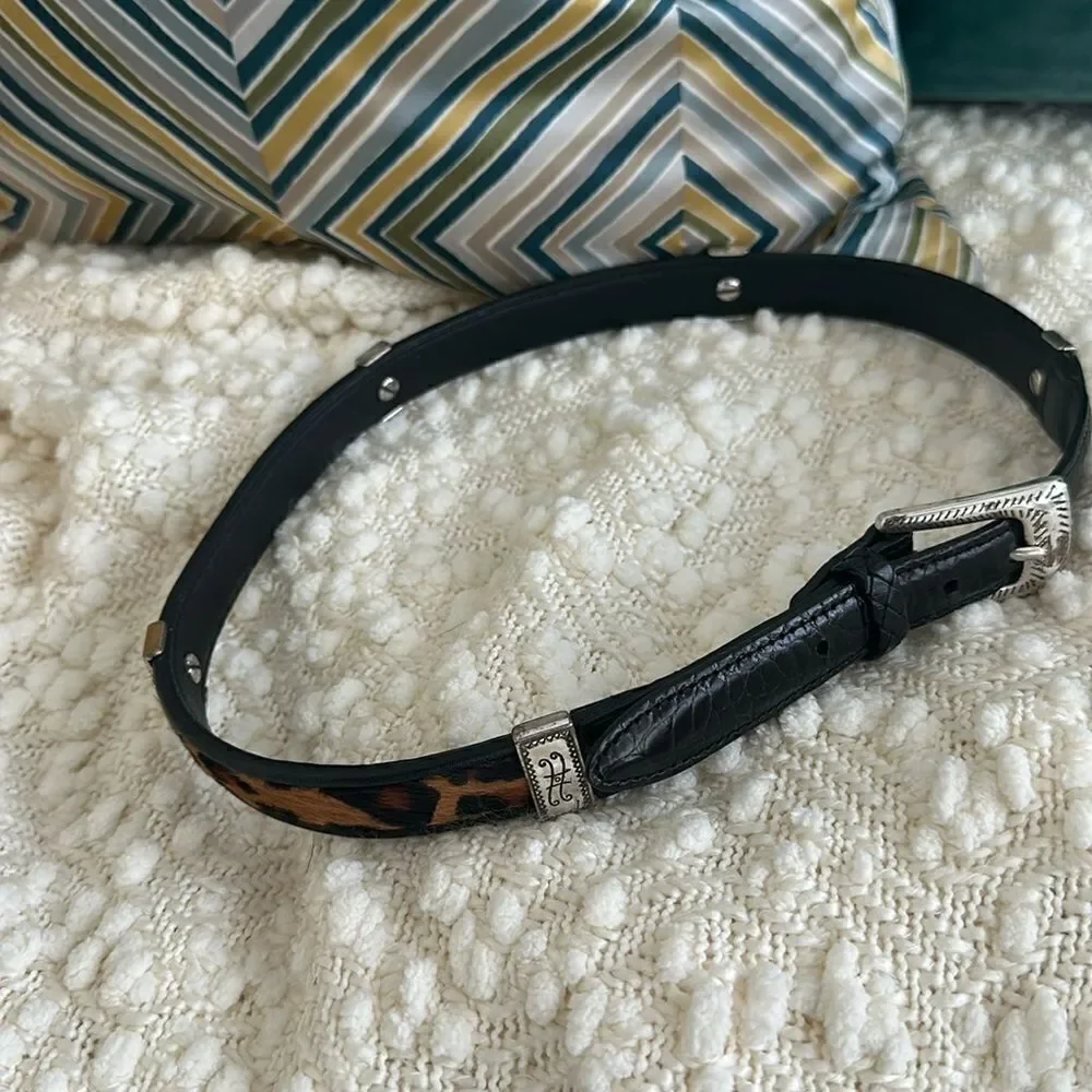 Brighton Calf Hair & Leather Belt M/30